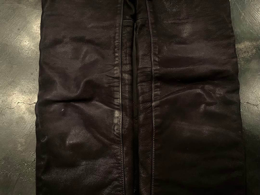 クシタニ　レザーパンツ　エクスプローラジーンズw28 レディース