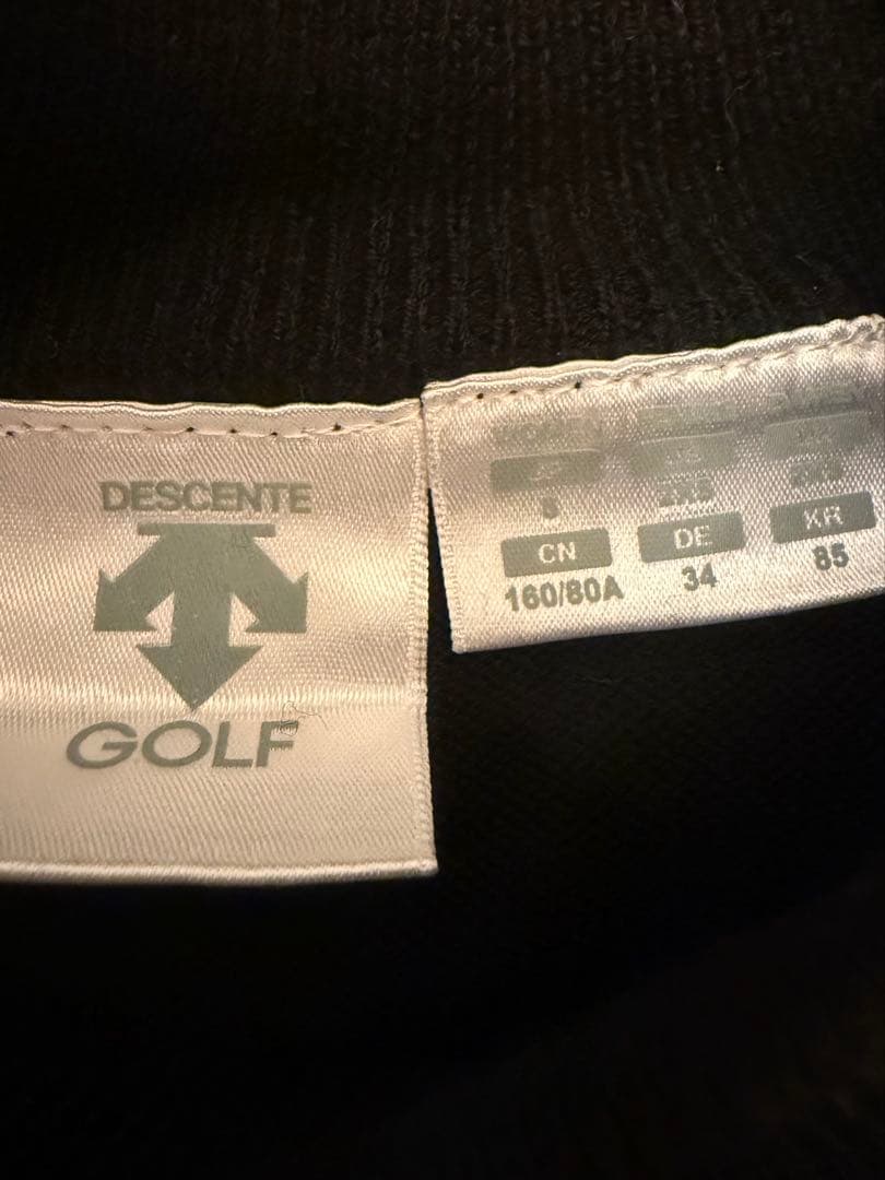DESCENTE GOLF セーター、スカート　セットアップ