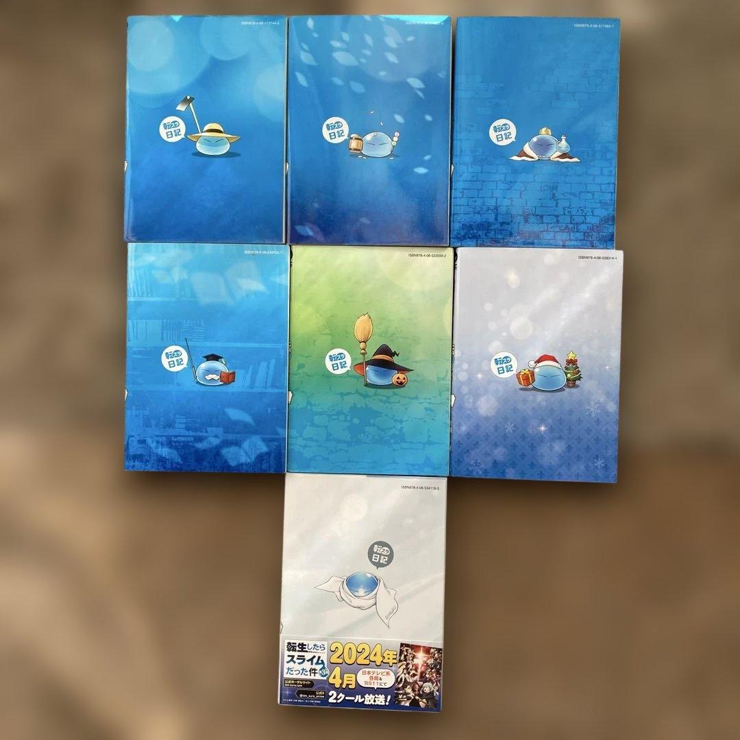 転生したらスライムだった件２５巻　魔物８巻　日記７巻　社畜他3巻　小説１１巻