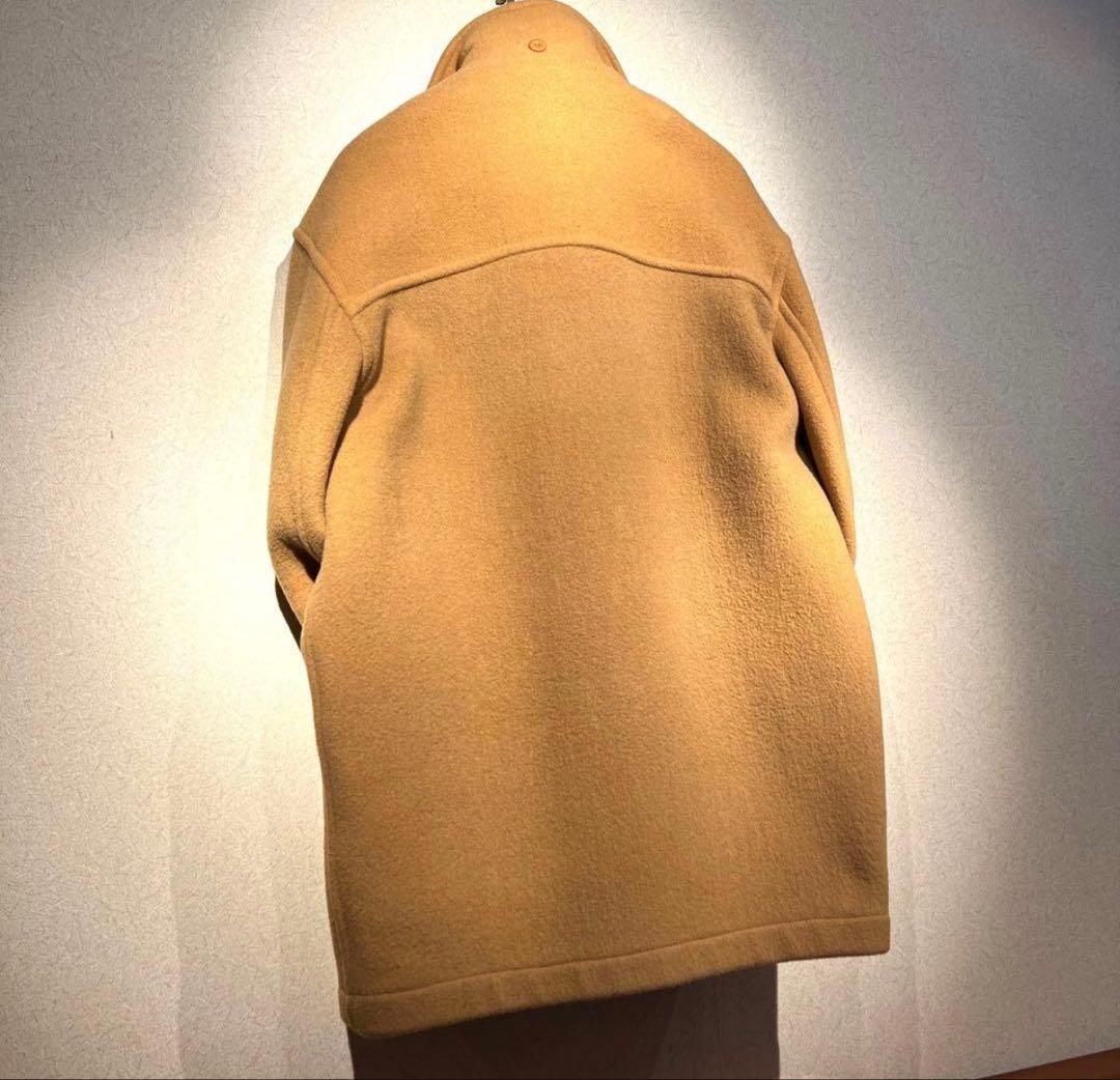 【貴重】英国製　ブルックスブラザーズ　キャメルコート　本革釦