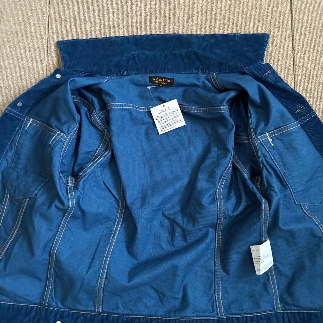 アボンタージ コーデュロイ ジャケット インディゴ S サードタイプ 日本製