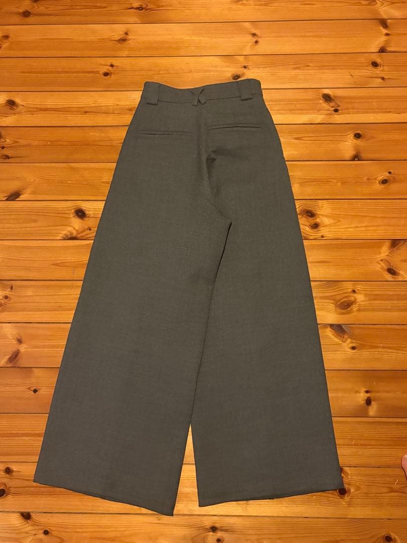 Fax Copy Express グレー ワイドパンツスラックス