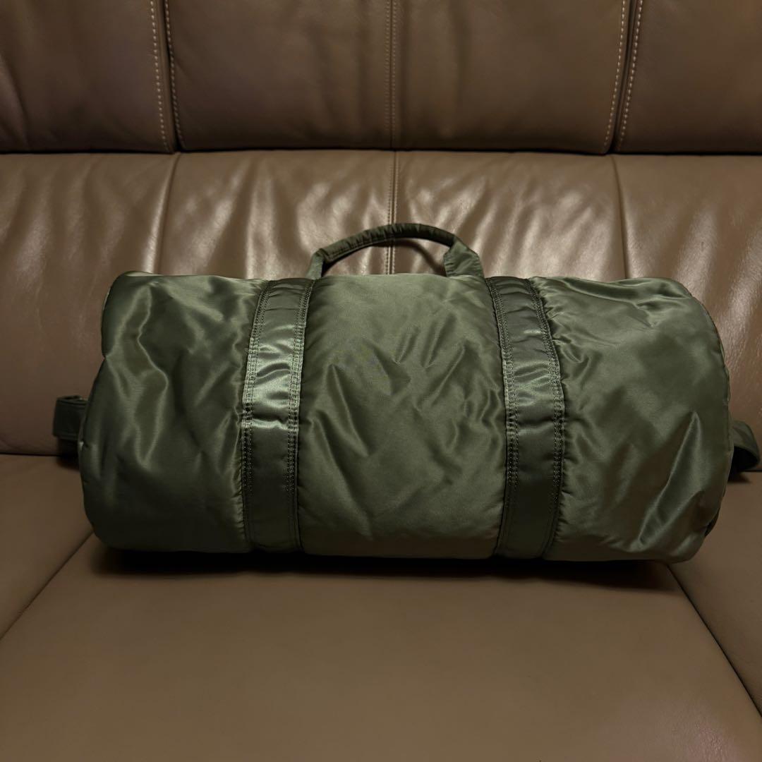 タンカー ドラムバッグ セージグリーン 美品