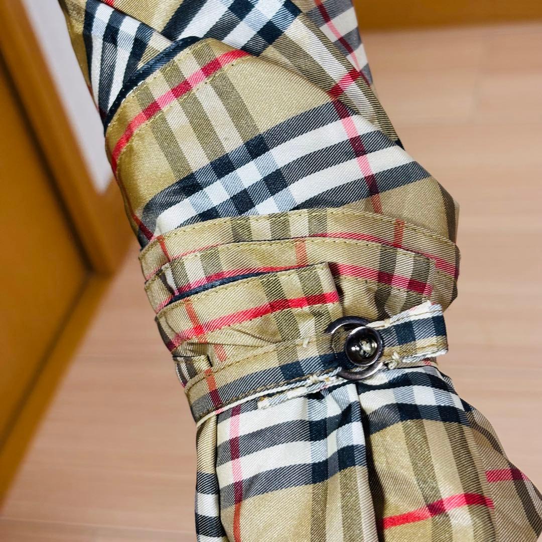 【極美品】BURBERRY バーバリー　折り畳み傘　ノバチェック　カバー付