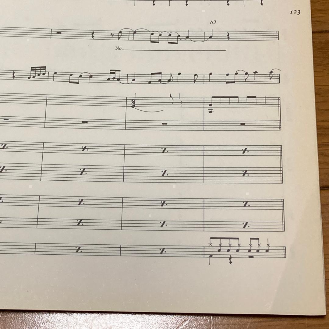 【絶版／初版】バンドスコア　尾崎豊　ベスト14曲　楽譜　ギター　ベース　ドラム