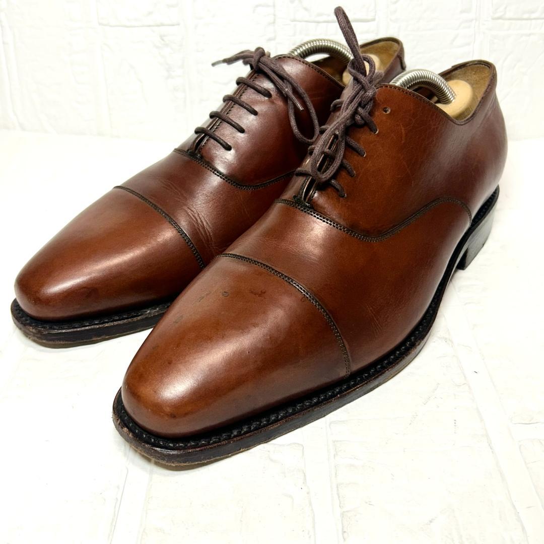 ジャランスリウァヤ　革靴　ブラウン　ストレートチップ　　内羽根　27.5cm