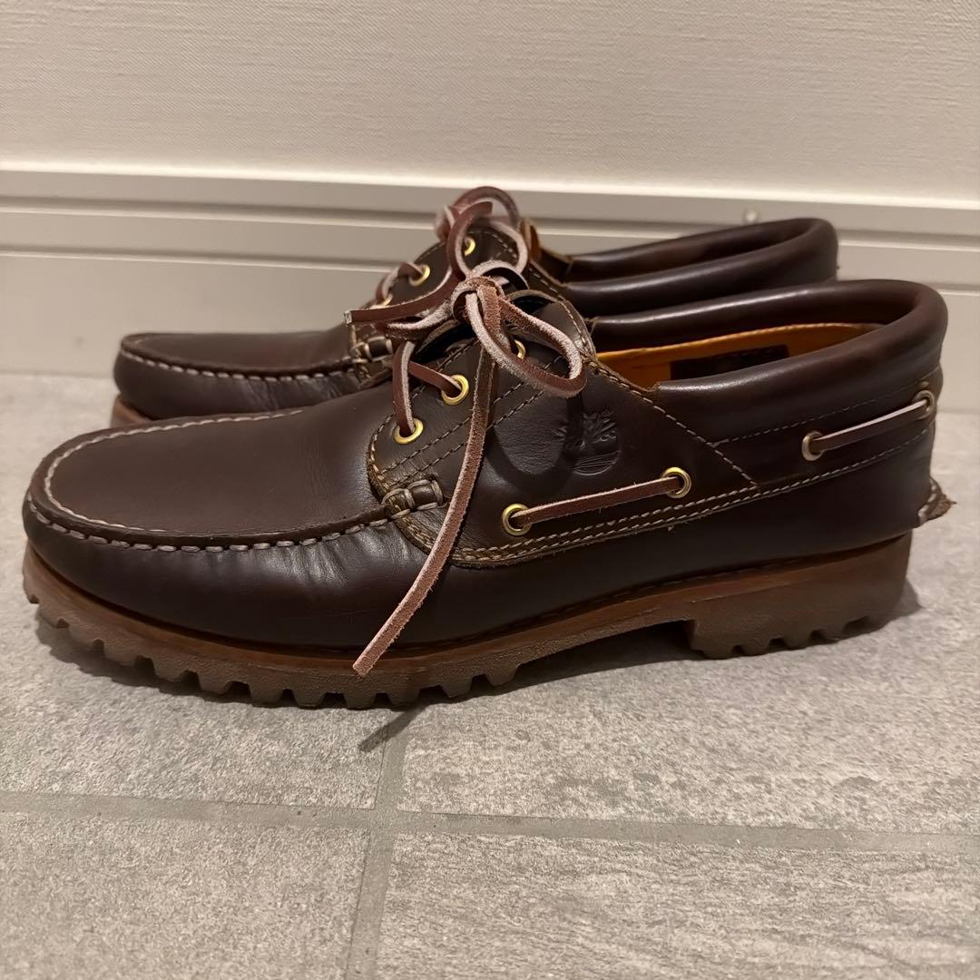 【24h限定値下げ！！】Timberland 3eye クラシックラグ　ブラウン