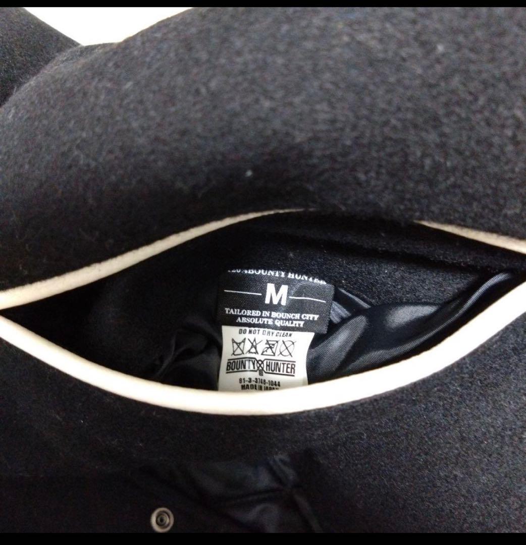 BOUNTY HUNTER スタジャン Mサイズ 黒白