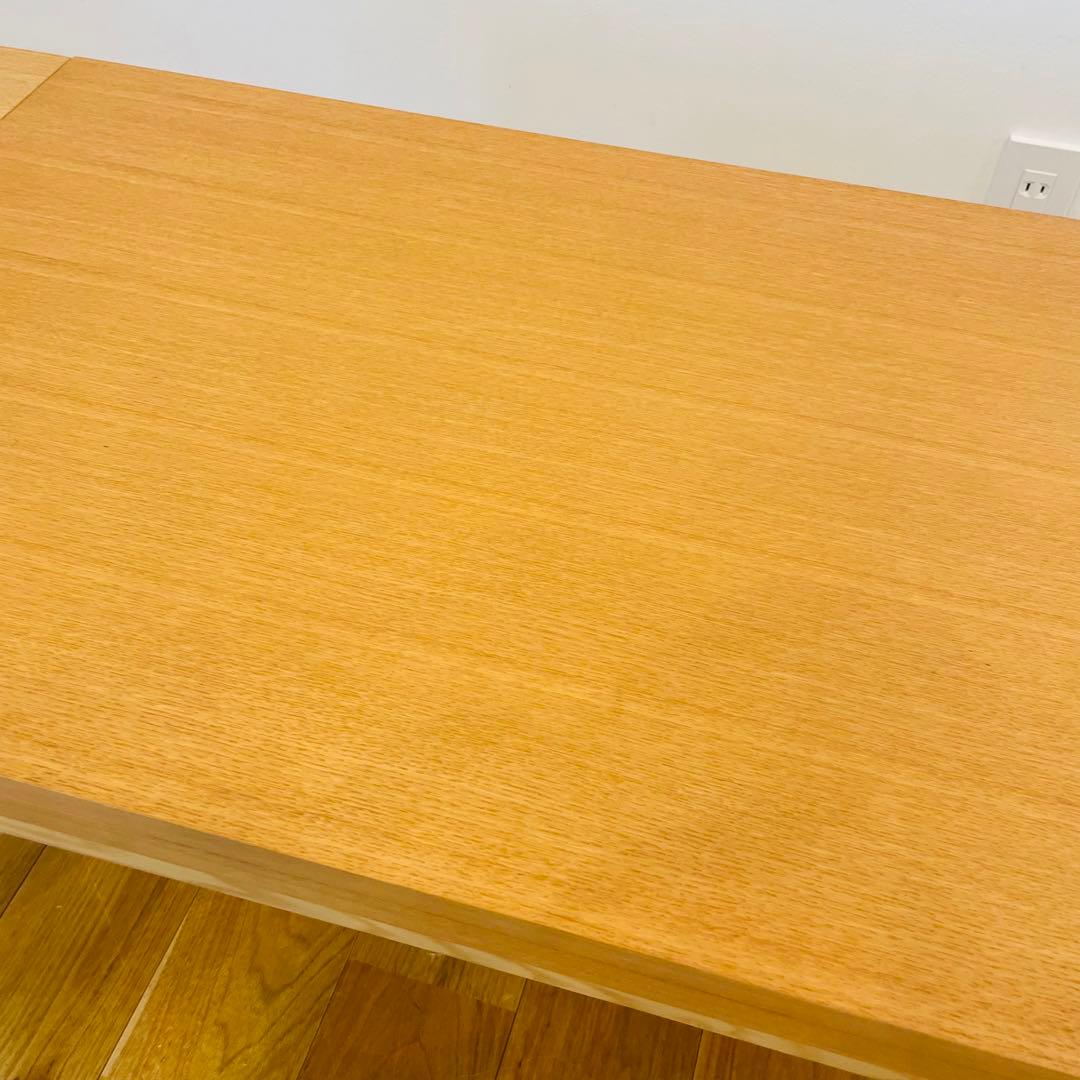 北欧風 テーブル エクステンションテーブル 拡張式 ナチュラル 木 机