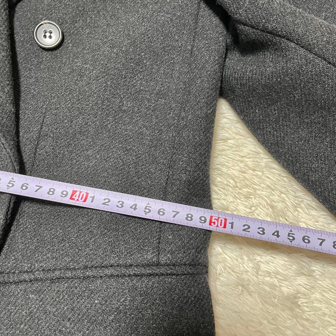 ほぼ未使用‼️Theoryセオリー　ダークグレー ダブルブレスト チェスター