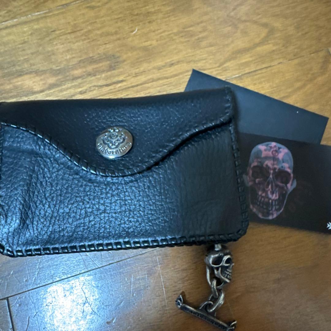 最終値下げGaboratory スカルチャームTバー付きウォレット