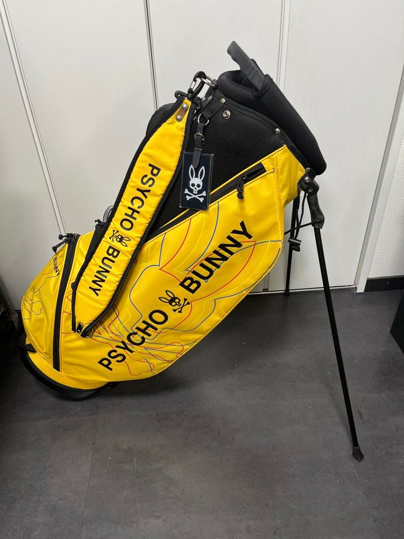 PSYCHO BUNNY スタンドバッグ イエロー