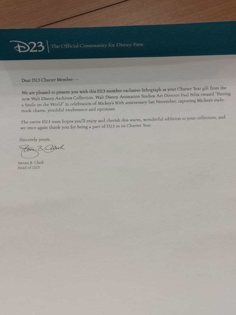 s*8様 ミッキーマウス　ディズニー　D23 限定ポスター