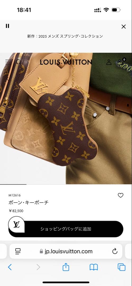 LOUIS VUITTON ボーン ポーチ