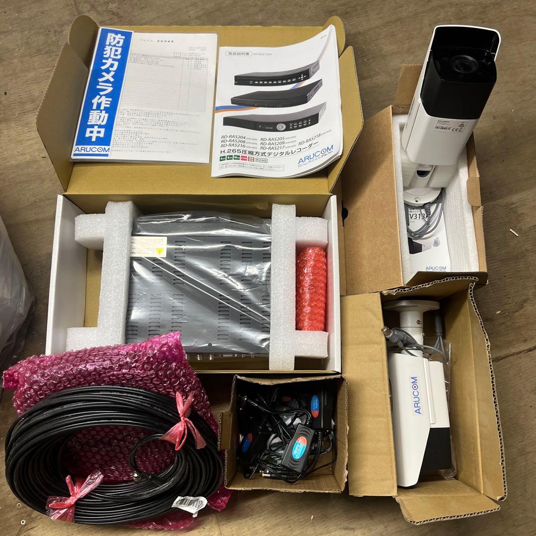 ARLCOM 防犯カメラセット 中古　　RD-RA5204