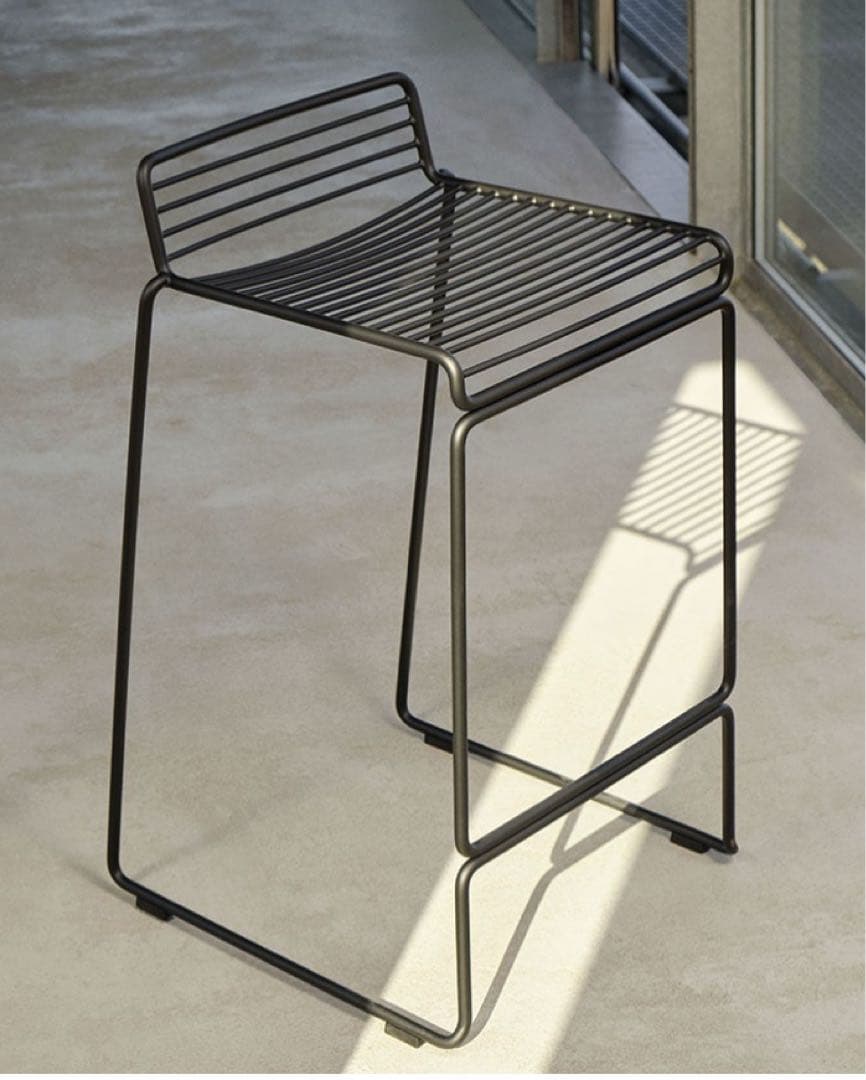 HAY HEE BAR STOOL LOW H65 ブラック②