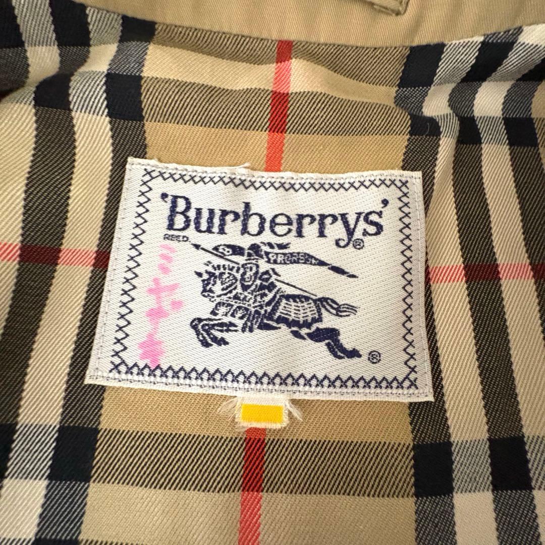 90s バーバリー スウィングトップ 7AP 金ボタン ベージュ ノバチェック