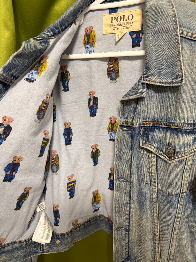 ポロベア　Gジャン　デニム　Mサイズ