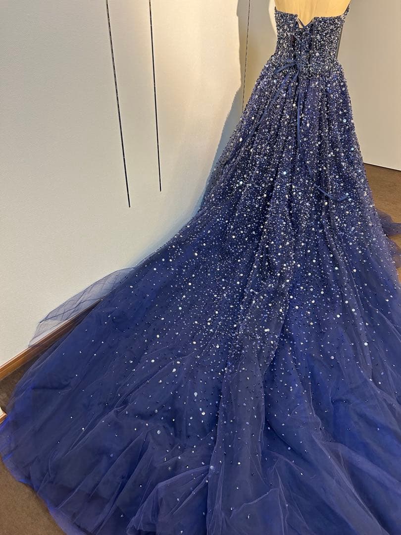 Qualo TK-209 9-13T NV ネイビー ドレス