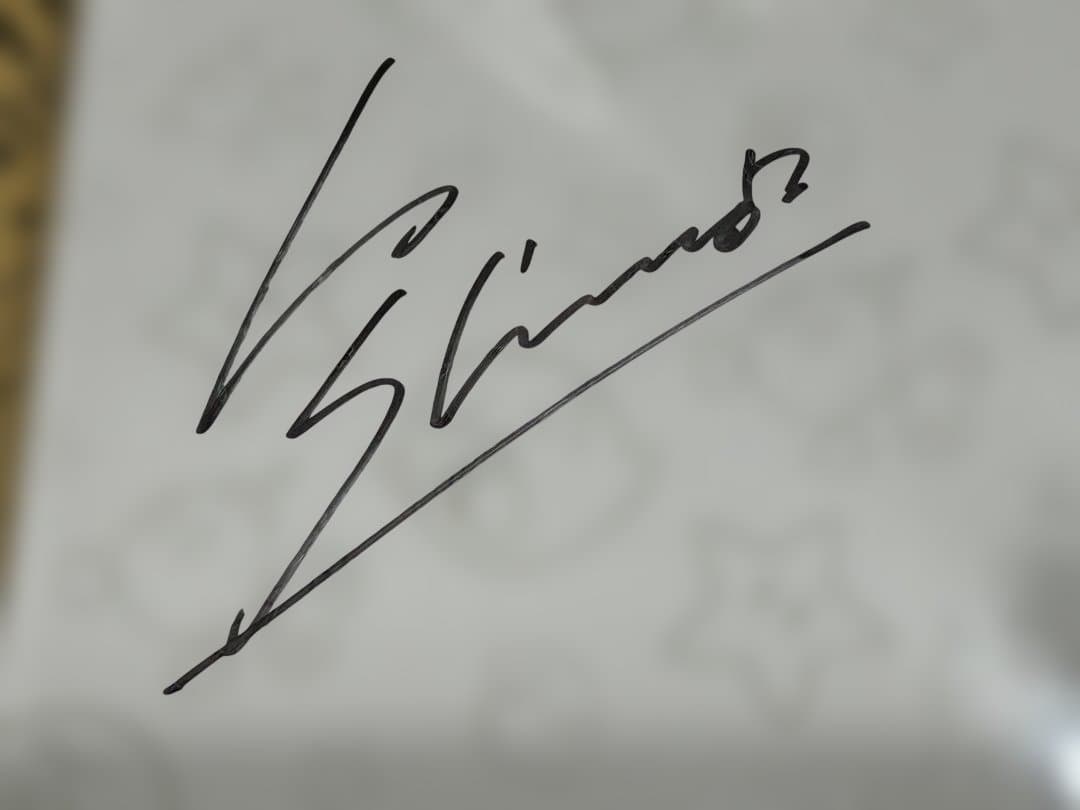 サイン入　スーパーマリオRPG Original Sound Vinyl Box