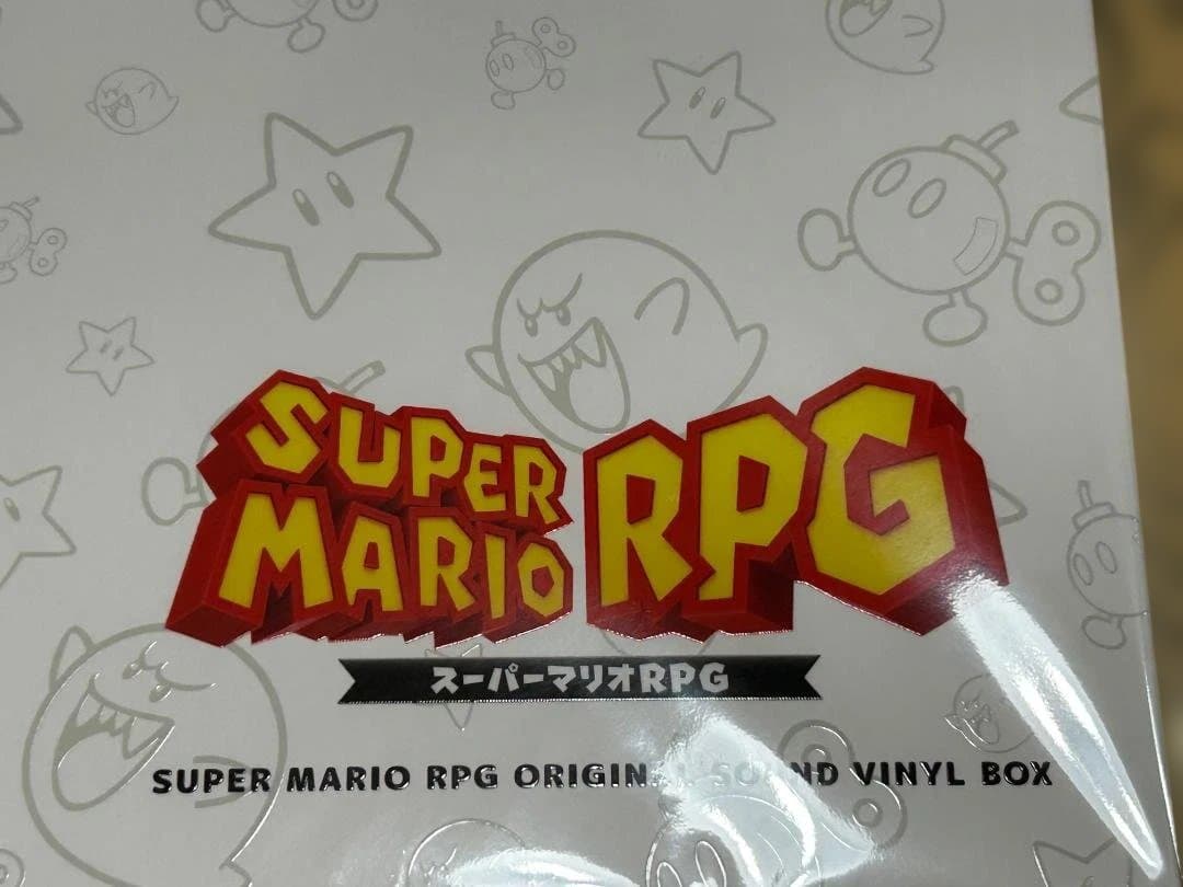 サイン入　スーパーマリオRPG Original Sound Vinyl Box
