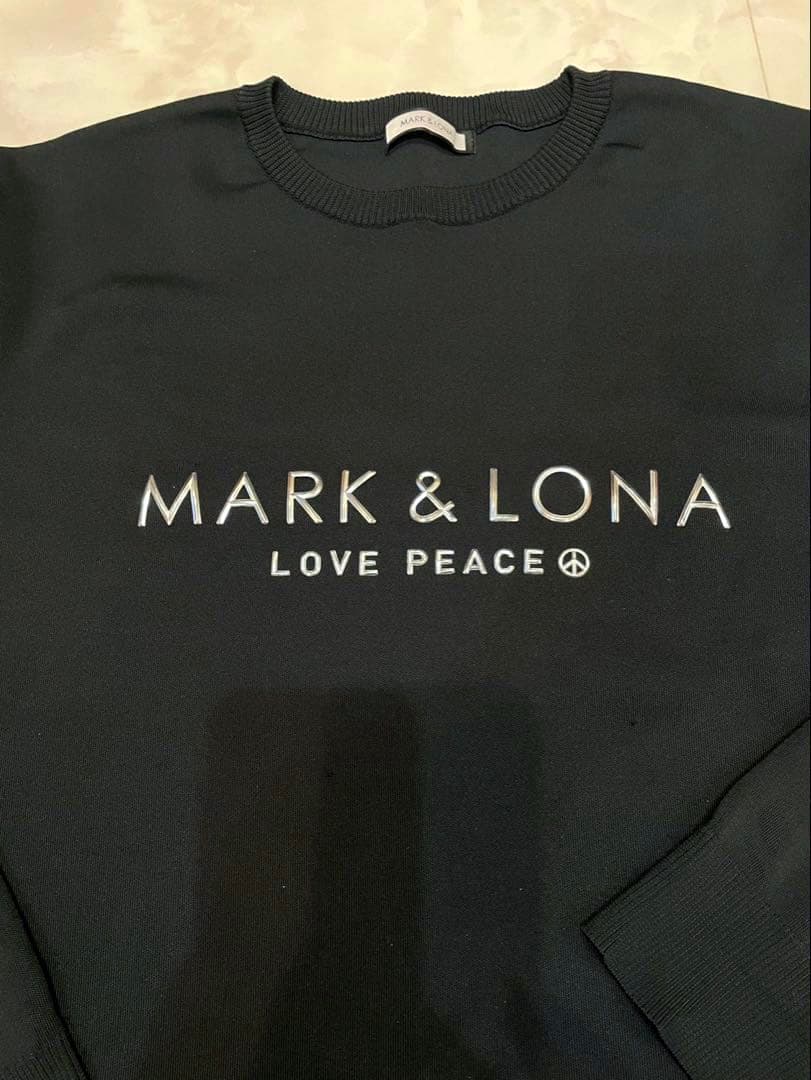 正規品　良品　マークアンドロナ　MARK&LONA クルーネック　ニットセーター