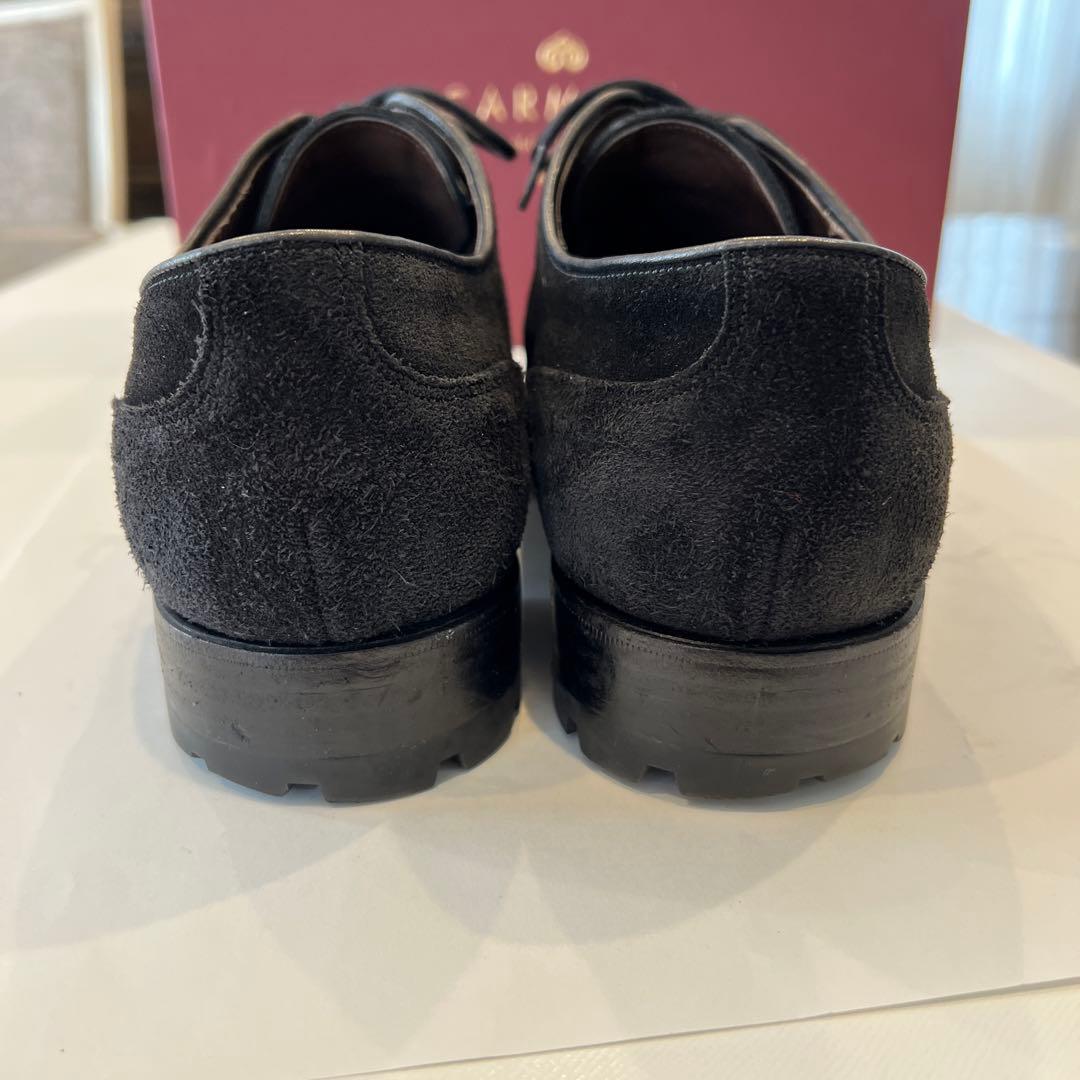 【近日削除】CARMINA Uチップダービー（カーフスエード フォレスト）