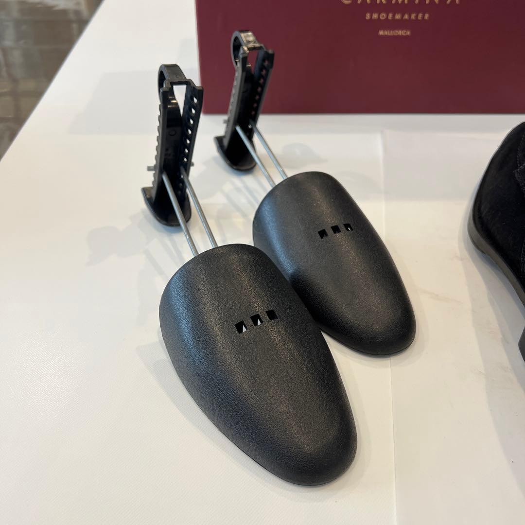 【近日削除】CARMINA Uチップダービー（カーフスエード フォレスト）