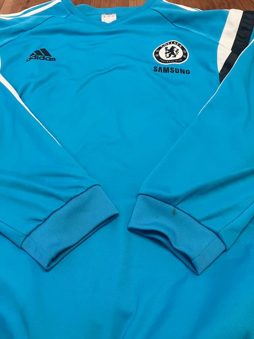 【希少】adidas×チェルシーFC/スウェット/ドリルトップ 2XL