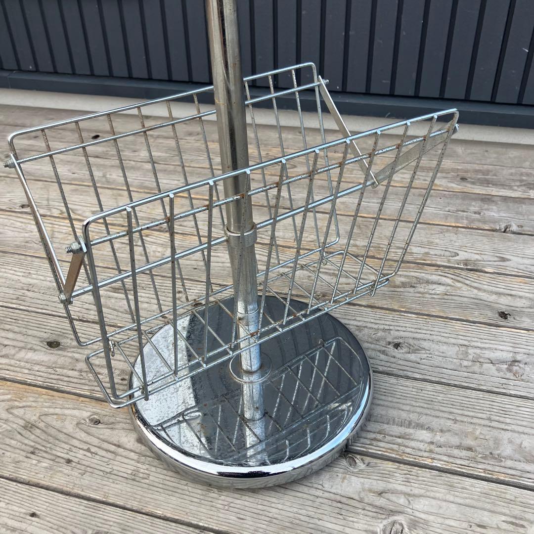 北欧レトロ 円形サイドテーブル コーヒーテーブル 丸テーブル マガジンラック