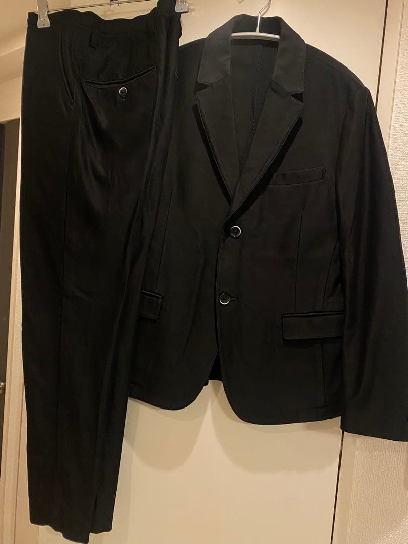 Solido ソリード　ブラック スーツセット 2つボタンジャケット