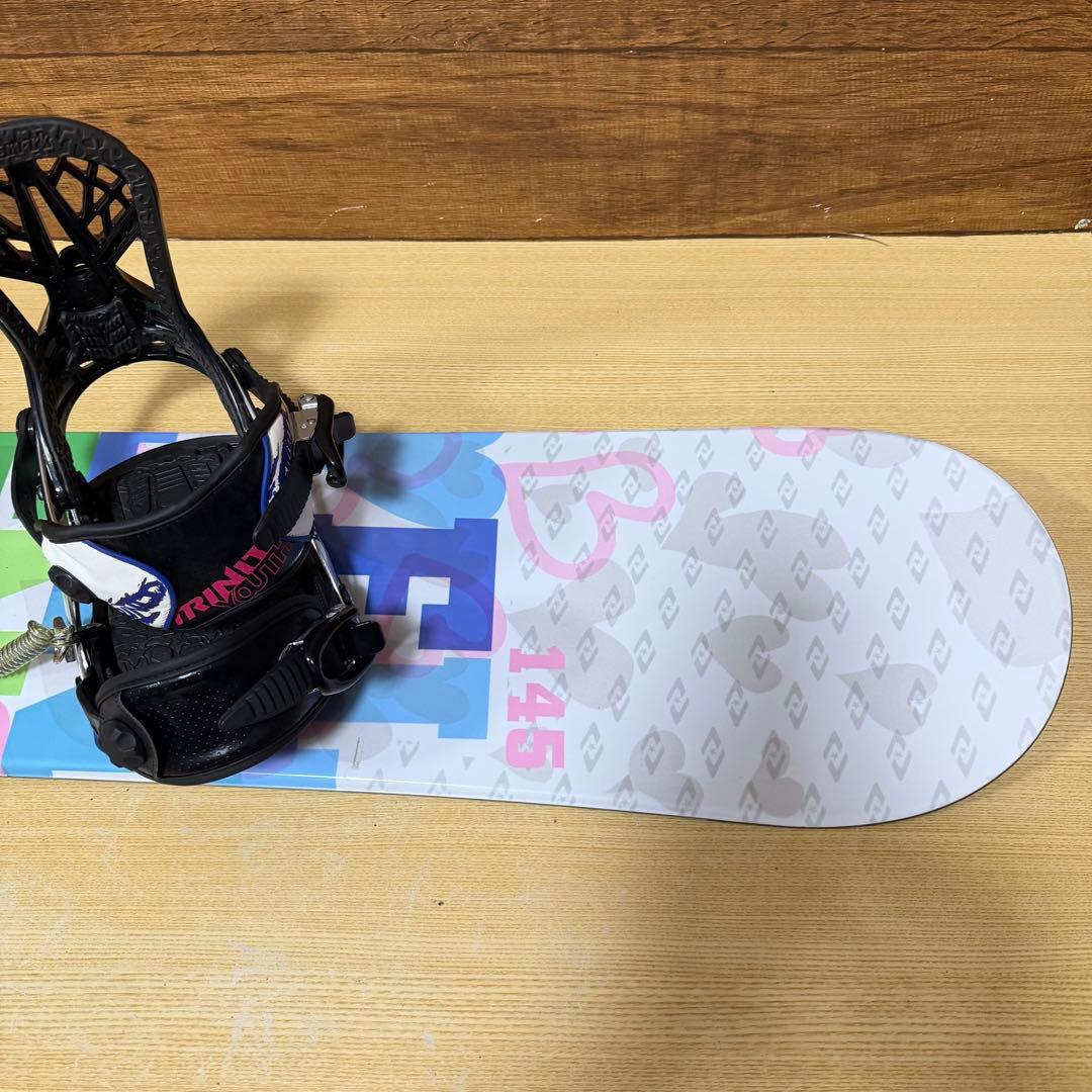 美品　ELAN　サロモン　レディース　スノーボード　4点　145cm かわいい