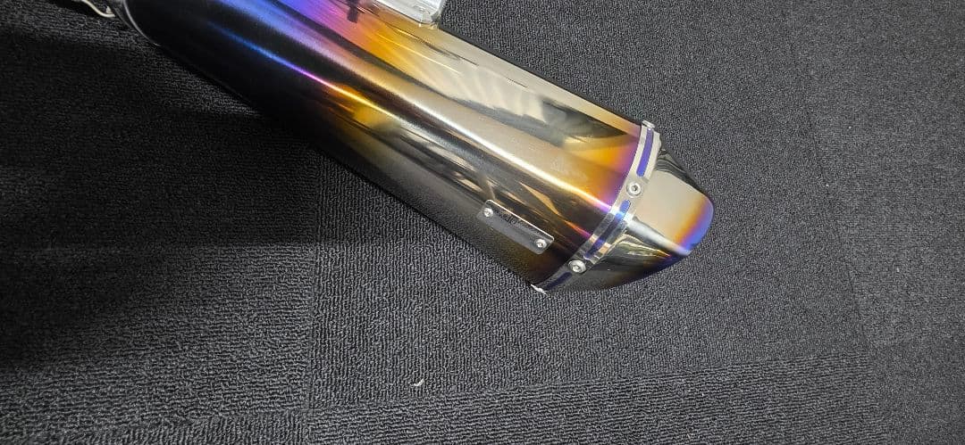 Ninja400'18〜ワイバンType Rマフラー [チタンドラッグブルー]