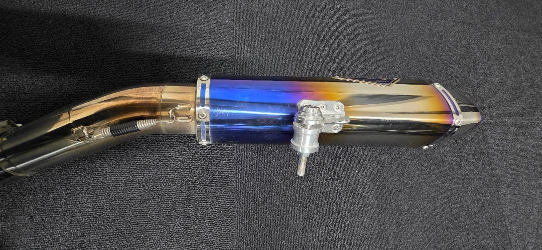 Ninja400'18〜ワイバンType Rマフラー [チタンドラッグブルー]