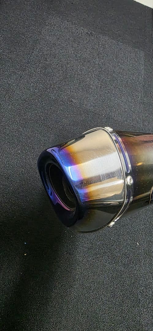 Ninja400'18〜ワイバンType Rマフラー [チタンドラッグブルー]