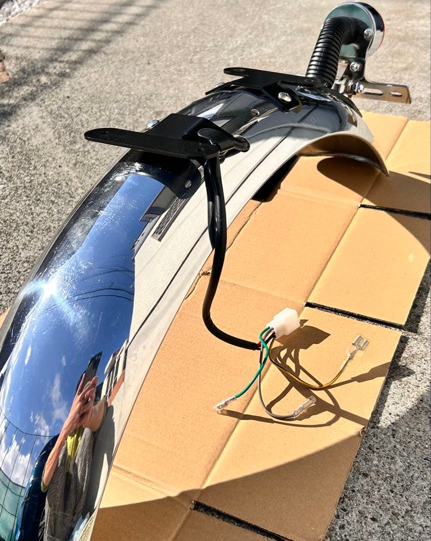 M*K様 W650ショートリアフェンダー テールランプW800W400SRデイト