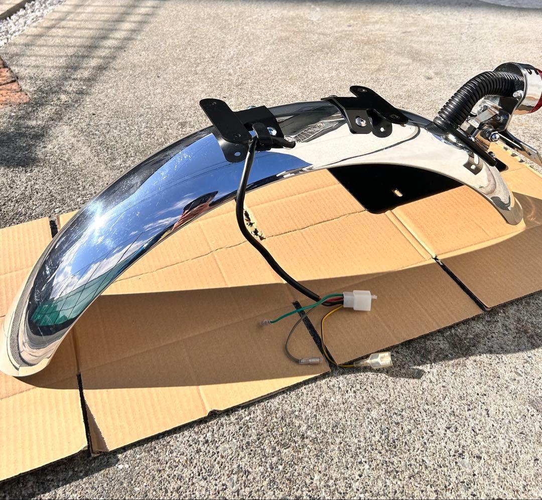 M*K様 W650ショートリアフェンダー テールランプW800W400SRデイト