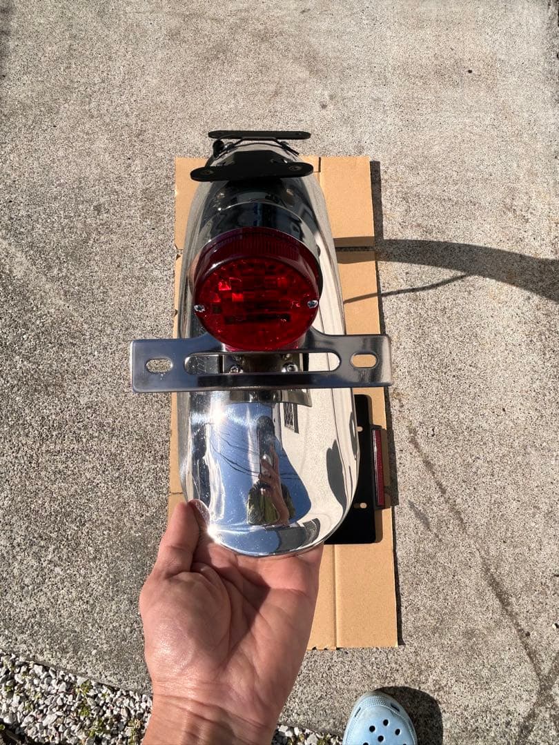 M*K様 W650ショートリアフェンダー テールランプW800W400SRデイト