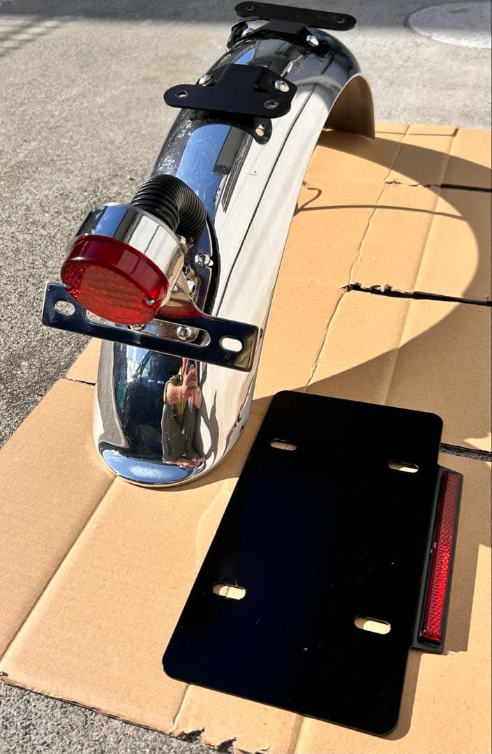 M*K様 W650ショートリアフェンダー テールランプW800W400SRデイト