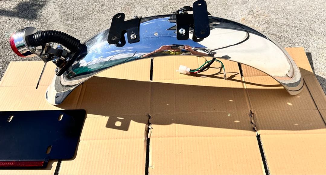 M*K様 W650ショートリアフェンダー テールランプW800W400SRデイト