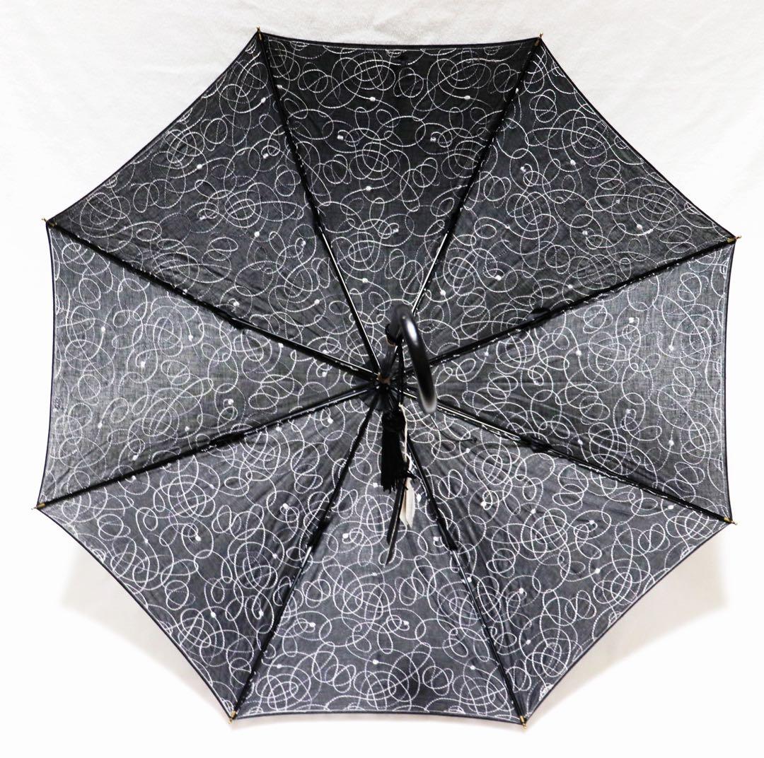 《フォックスアンブレラ》新品 英国王室御用達 英国製 上品刺繍 高級長傘 日傘