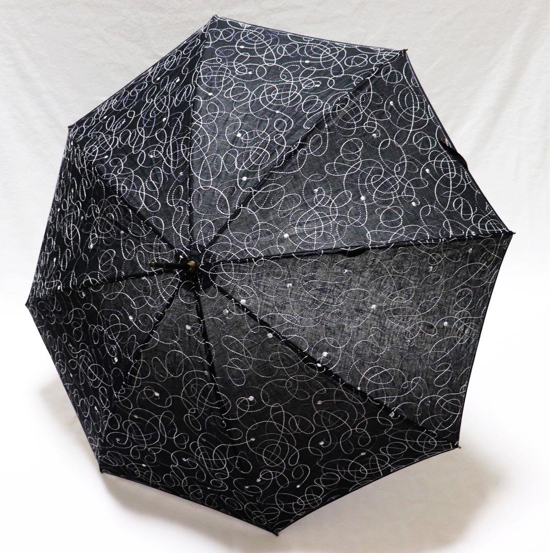 《フォックスアンブレラ》新品 英国王室御用達 英国製 上品刺繍 高級長傘 日傘