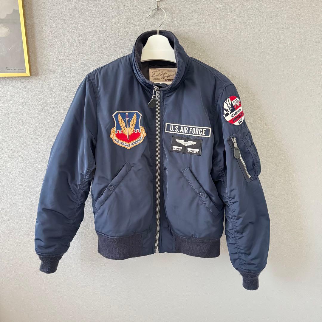 AVIREX　MA-1　フライトジャケット　USAF 70th ANNIV