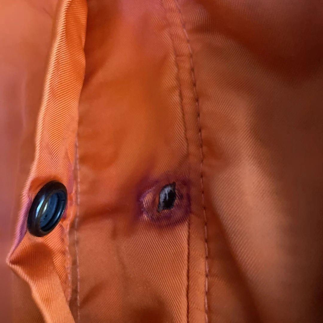 80s ALPHA INDUSTRIES MA-1 USA製 IDEALジップ紺