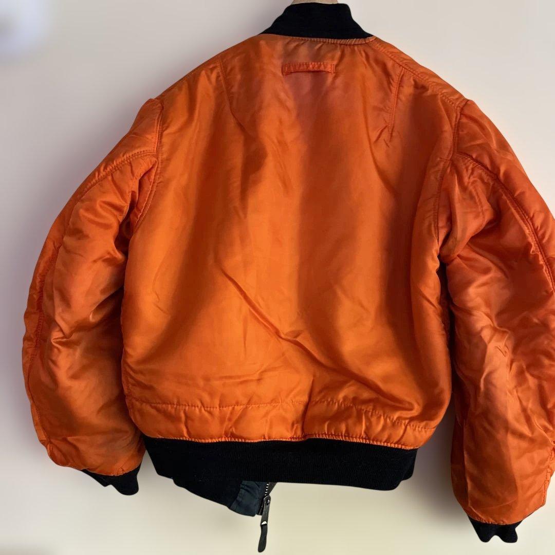 80s ALPHA INDUSTRIES MA-1 USA製 IDEALジップ紺