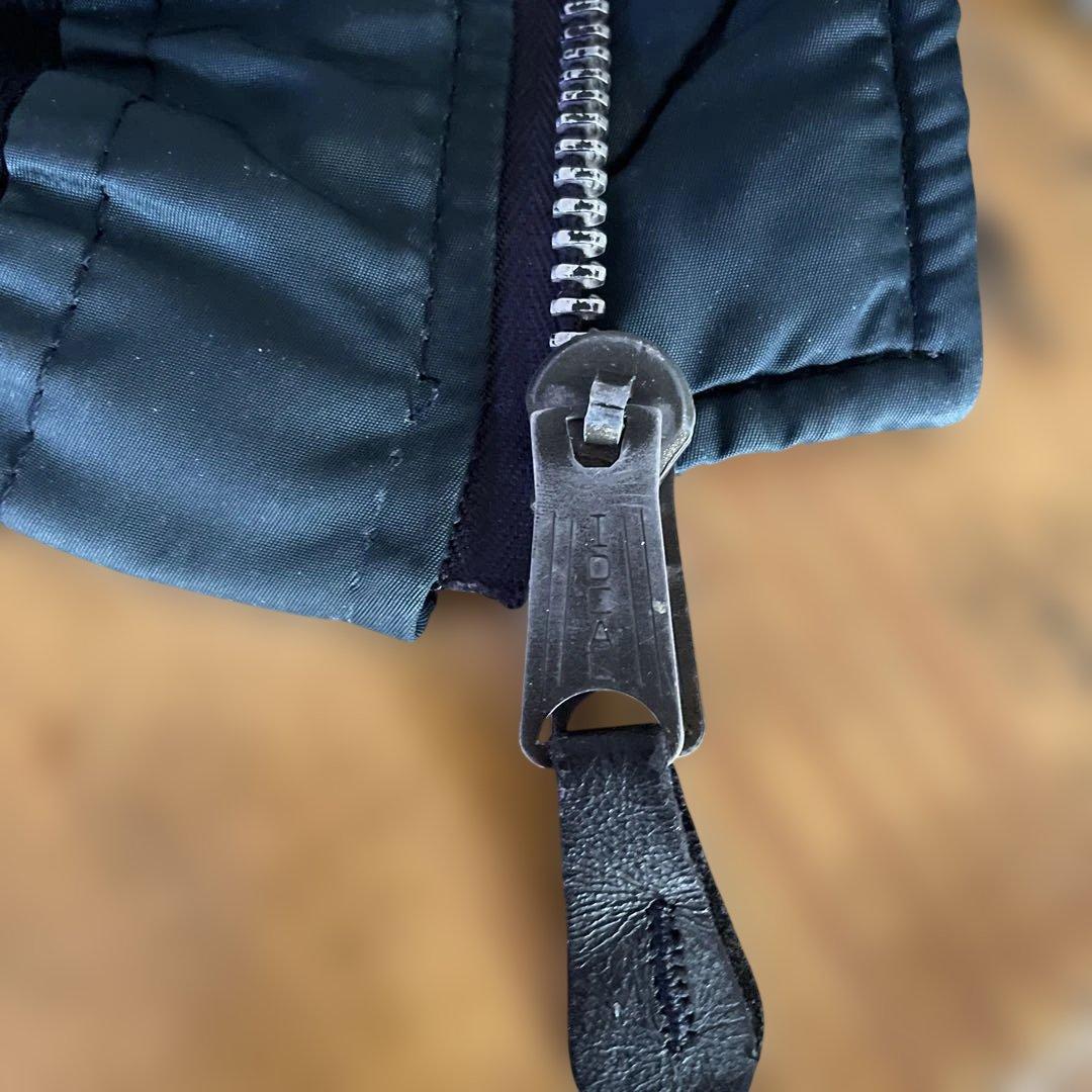 80s ALPHA INDUSTRIES MA-1 USA製 IDEALジップ紺