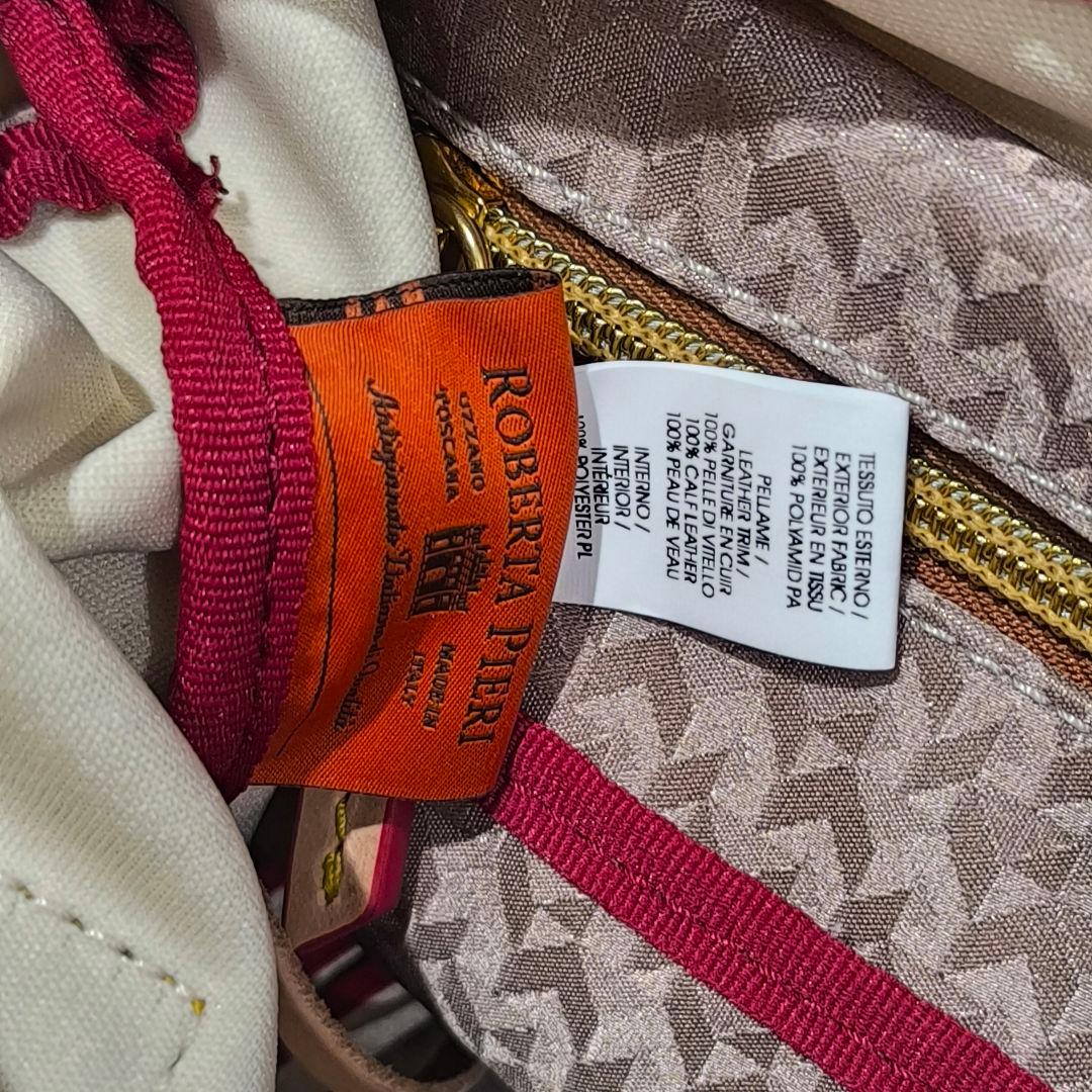 【2way】ロベルタピエリ タタミ ショルダーバッグ ベージュ イタリア製