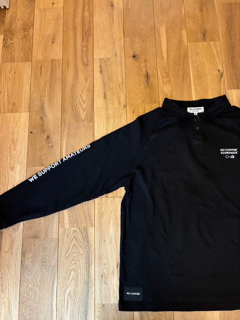 clubhaus ✖️ no cofeeコラボno golf 長袖ポロシャツ