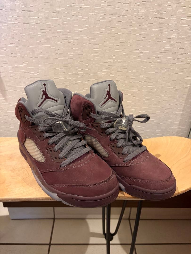 Air Jordan 5 バーガンディ 27cm