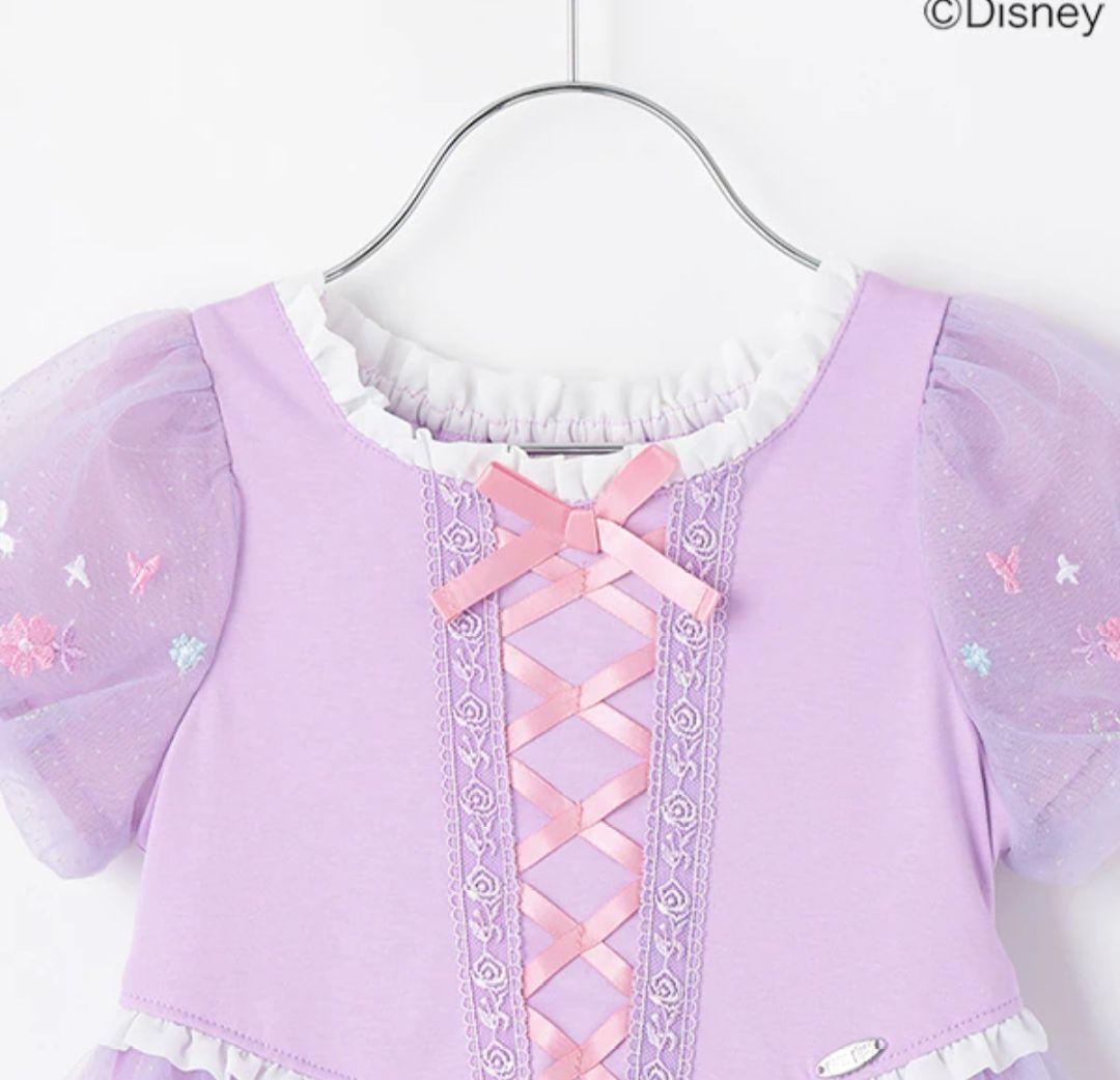 メゾピアノ♡【ラプンツェル】ドッキングワンピース 140